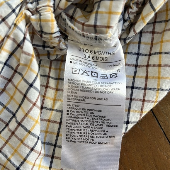 Janie and jack corduroy Suspender and button down set - Picture 10 of 10